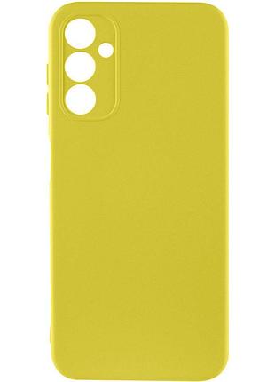 Чехол silicone cover lakshmi full camera (a) для samsung galaxy a14 4g/5g желтый / flash