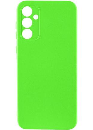 Чохол tpu getman liquid silk full camera для samsung galaxy a35 салатовий / neon green