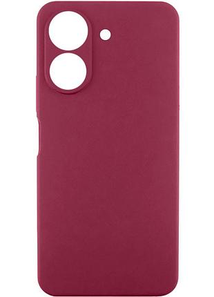 Чохол tpu getman liquid silk full camera для xiaomi redmi 13c / poco c65 бордовий / marsala