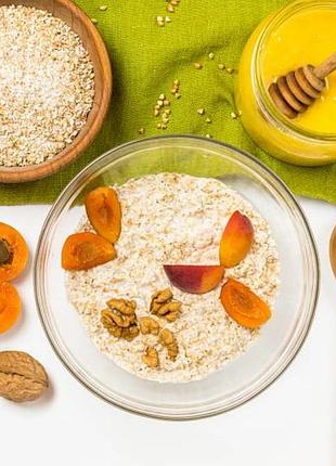 Гречневая крупа плющеная — цельнозерновые хлопья из зелёной гречки 500 г
