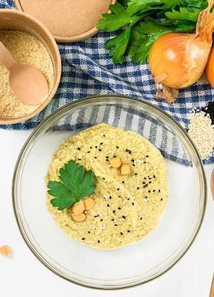 Нутовое пюре, классический вкус 60 г стакан, суперфуды