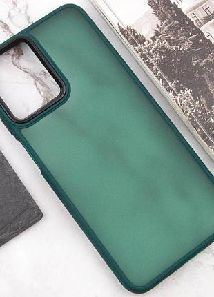 Чохол tpu+pc lyon frosted для motorola moto g14 green