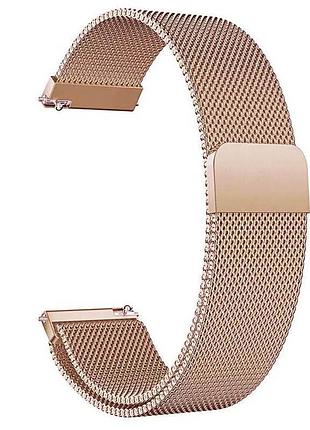 Ремешок milanese loop для smart watch 22mm rose gold