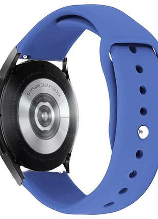Силиконовый ремешок sport для smart watch 22mm синий / royal blue