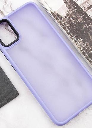 Чохол tpu+pc lyon frosted для samsung galaxy a05 purple