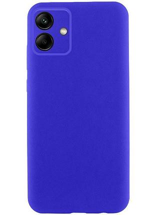 Чохол tpu getman liquid silk full camera для samsung galaxy a06 синій / iris