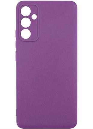 Чехол tpu getman liquid silk full camera для samsung galaxy a36 5g фиолетовый / grape
