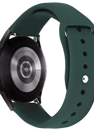 Силиконовый ремешок sport для smart watch 22mm зеленый / forest green