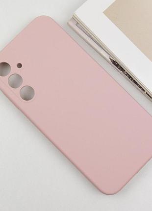Чехол silicone cover lakshmi full camera (aaa) для samsung galaxy a56 5g розовый / pink sand