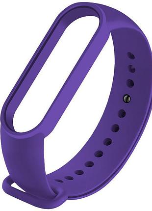 Силиконовый ремешок для xiaomi mi band 7/6/5 фиолетовый / purple