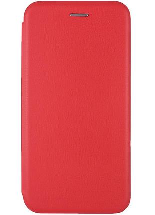 Шкіряний чохол-книжка classy для motorola moto g75 5g червоний