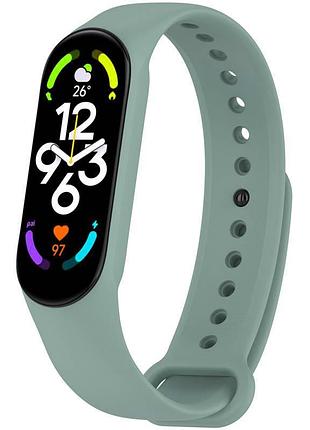 Силиконовый ремешок для xiaomi mi band 7/6/5 бирюзовый / mint