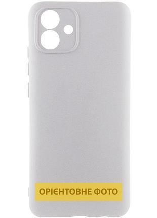 Чехол tpu getman liquid silk full camera для samsung galaxy a17 4g/5g серый / lavender