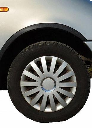 Накладки на арки (2001-2010, 4 шт, чорні) для volkswagen sharan рр