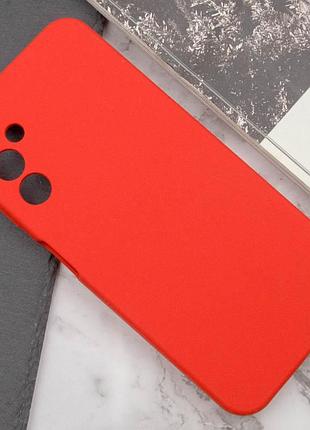 Чехол tpu getman liquid silk full camera для samsung galaxy a24 4g красный / red
