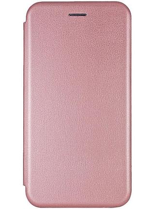Шкіряний чохол-книжка classy для xiaomi redmi 13 4g / poco m6 4g rose gold