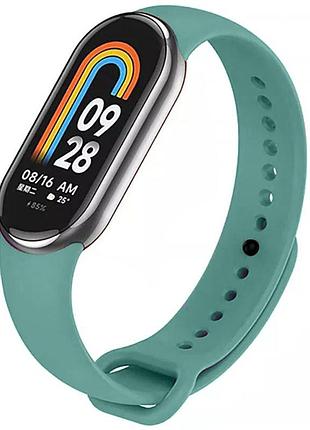 Силиконовый ремешок для xiaomi mi band 8/9/10 зеленый / pine needle