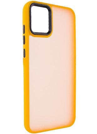Чохол tpu+pc lyon frosted для samsung galaxy a05 orange