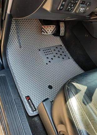 Килимки eva (сірі) для mitsubishi pajero wagon iii 1999-2006 рр