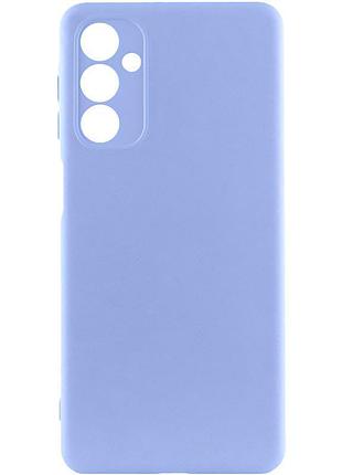 Чохол tpu getman liquid silk full camera для samsung galaxy m34 5g бузковий / light purple