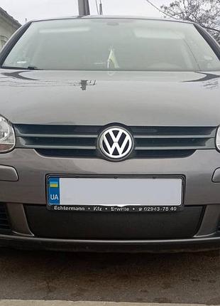 Зимова накладка на решітку (hb) матова для volkswagen golf 5 2003-2009 рр