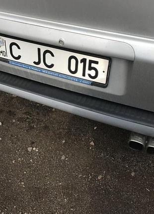 Накладка на задний бампер ddu-мат (abs) для mercedes vito w638 1996-2003 гг