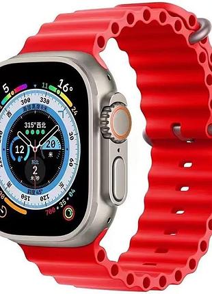 Ремінець ocean band для apple watch 38/40/41/42mm(ser.10) червоний / red