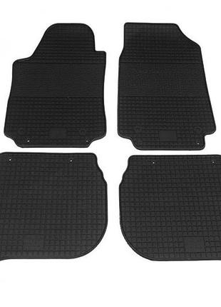 Резиновые коврики polytep (4 шт) для ауди a6 c4 1994-1997 гг