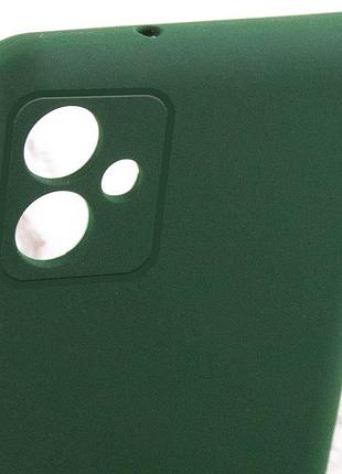 Чохол tpu getman liquid silk full camera для samsung galaxy a06 зелений / dark green