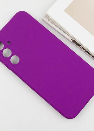 Чехол silicone cover lakshmi full camera (aaa) для samsung galaxy a36 5g сливовый / purple