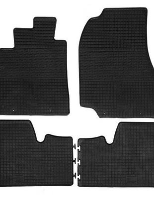 Резиновые коврики (4 шт, polytep) для toyota land cruiser 100 1998-2007 гг