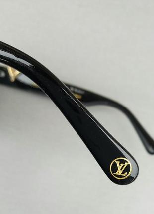 Louis vuitton очки женские солнцезащитные черные с градиентом4 фото