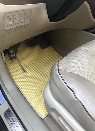 Килимки eva (бежеві) 2006-2010 для hyundai santa fe 2 рр