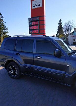 Рейлинги хром турецкий дизайн (2 шт) для mitsubishi pajero wagon iii 1999-2006 гг