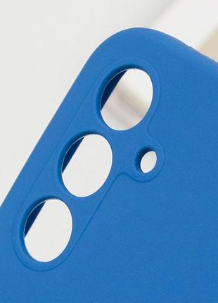 Чехол silicone cover lakshmi full camera (aaa) для samsung galaxy a26 5g синий / denim blue