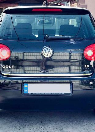 Кромка багажника (нерж) omsaline - італійська нержавійка для volkswagen golf 5 2003-2009 рр