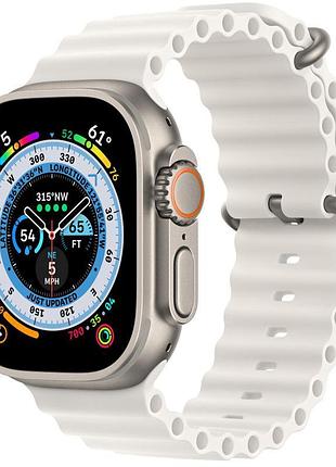Ремешок ocean band для apple watch 38/40/41/42mm(ser.10) белый / white