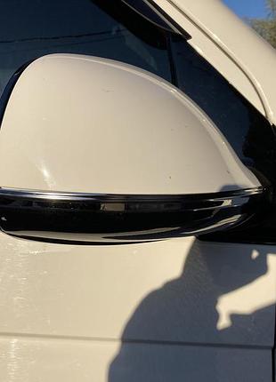 Накладки на зеркала нержавеющая сталь (2 шт.) для volkswagen t6 2015-2024 гг