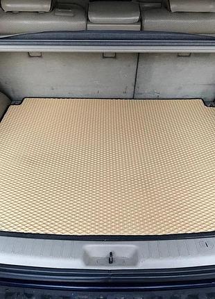 Коврик багажника (eva, бежевый) (5 мест) для hyundai santa fe 2 2006-2012 гг