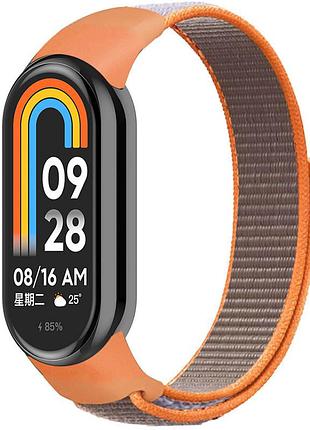 Ремешок nylon new для xiaomi mi band 8/9/10 orange