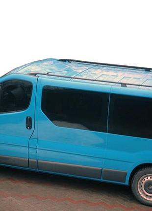 Рейлінги чорні довга база, пласт. ніжки для nissan primastar 2002-2014 рр