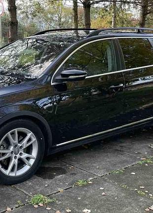 Накладки на арки sd/sw (4 шт, чорні, abs) для volkswagen passat b7 2012-2015 рр