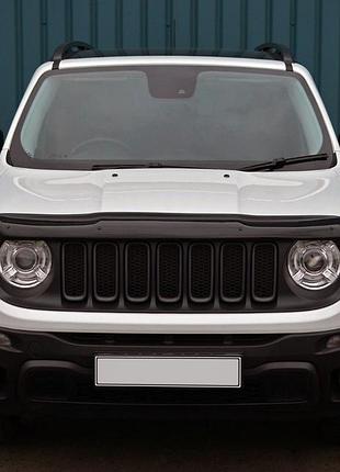Дефлектор капота eurocap для jeep renegade 2014- гг