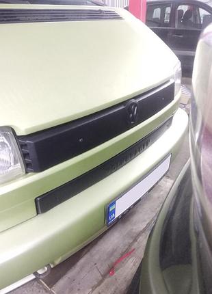 Зимняя накладка на решетку радиатора матовый на прямую морду для volkswagen t4 caravelle/multivan 1990–2003 гг