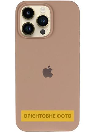 Чехол silicone case (aa) logo with magsafe для apple iphone 17 air (6.5") бежевый / desert gold 2