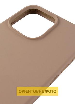 Чехол silicone case (aa) logo with magsafe для apple iphone 17 air (6.5") бежевый / desert gold 4