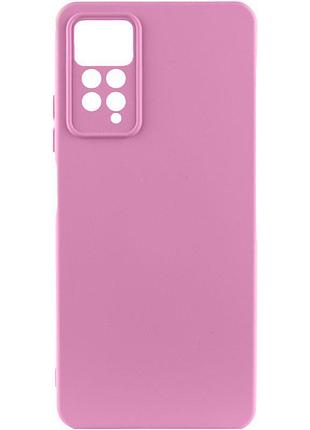 Чехол tpu getman liquid silk full camera для xiaomi redmi note 11 pro 4g/5g / 12 pro 4g розовый / pink