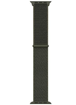 Ремешок nylon для apple watch 38/40/41/42mm(ser.10) зеленый / cargo khaki