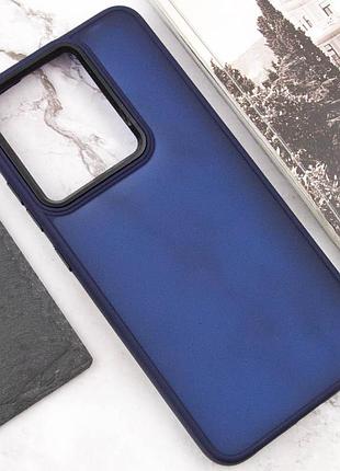 Чохол tpu+pc lyon frosted для infinix smart 9 4g / hot 50i navy blue