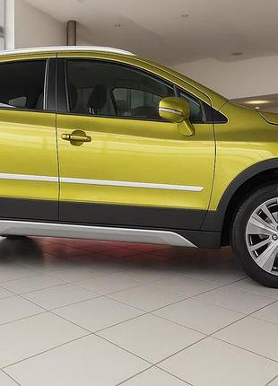 Молдинги дверей нержавейка (4 шт.) для suzuki sx4 s-cross 2013-2016 гг